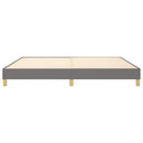 Boxspring sengeramme 200x200 cm stof mørkegrå