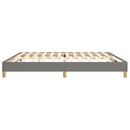 Boxspring sengeramme 200x200 cm stof mørkegrå