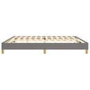 Boxspring sengeramme 200x200 cm stof mørkegrå