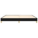 Boxspring sengeramme 200x200 cm stof sort