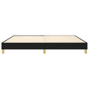 Boxspring sengeramme 200x200 cm stof sort
