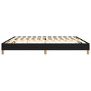 Boxspring sengeramme 200x200 cm stof sort