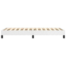 Boxspring sengeramme 80x200 cm kunstlæder hvid