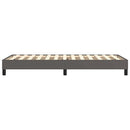 Boxspring sengeramme 80x200 cm kunstlæder grå