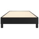 Boxspring sengeramme 90x200 cm kunstlæder sort