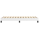 Boxspring sengeramme 90x200 cm kunstlæder hvid