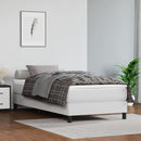 Boxspring sengeramme 90x200 cm kunstlæder hvid