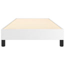 Boxspring sengeramme 100x200 cm kunstlæder hvid
