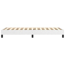 Boxspring sengeramme 100x200 cm kunstlæder hvid