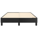 Boxspring sengeramme 120x200 cm kunstlæder sort