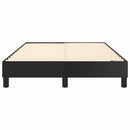 Boxspring sengeramme 120x200 cm kunstlæder sort