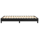 Boxspring sengeramme 120x200 cm kunstlæder sort