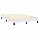 Boxspring sengeramme 120x200 cm kunstlæder hvid