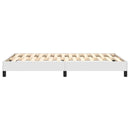 Boxspring sengeramme 120x200 cm kunstlæder hvid