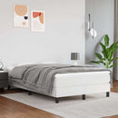 Boxspring sengeramme 120x200 cm kunstlæder hvid