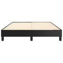 Boxspring sengeramme 140x190 cm kunstlæder sort