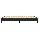 Boxspring sengeramme 140x190 cm kunstlæder sort