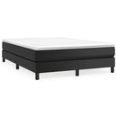 Boxspring sengeramme 140x200 cm kunstlæder sort