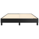 Boxspring sengeramme 140x200 cm kunstlæder sort