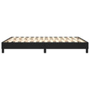 Boxspring sengeramme 140x200 cm kunstlæder sort