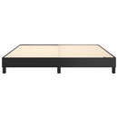Boxspring sengeramme 160x200 cm kunstlæder sort