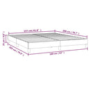 Boxspring sengeramme 160x200 cm kunstlæder cremefarvet