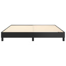 Boxspring sengeramme 180x200 cm kunstlæder sort