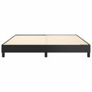 Boxspring sengeramme 180x200 cm kunstlæder sort