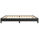 Boxspring sengeramme 200x200 cm kunstlæder sort