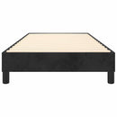 Boxspring sengeramme 80x200 cm fløjl sort