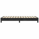 Boxspring sengeramme 80x200 cm fløjl sort