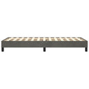 Boxspring sengeramme Mørkegrå 90x190 cm Fløjl