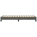 Boxspring sengeramme Mørkegrå 90x200 cm Fløjl