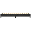 Boxspring sengeramme 90x200 cm fløjl sort