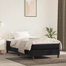 Boxspring sengeramme 90x200 cm fløjl sort