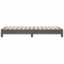 Boxspring sengeramme Mørkegrå 100x200 cm Fløjl