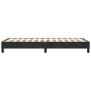 Boxspring sengeramme Sort 100x200 cm Fløjl