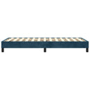Boxspring sengeramme Mørkeblå 100x200 cm Fløjl