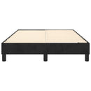 Boxspring sengeramme Sort 120x200 cm Fløjl