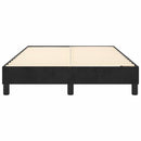 Boxspring sengeramme Sort 120x200 cm Fløjl