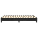 Boxspring sengeramme Sort 120x200 cm Fløjl