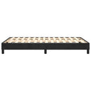 Boxspring sengeramme Sort 120x200 cm Fløjl