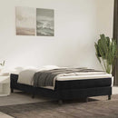 Boxspring sengeramme Sort 120x200 cm Fløjl
