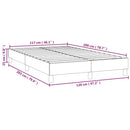 Boxspring sengeramme Mørkegrøn 120x200 cm Fløjl