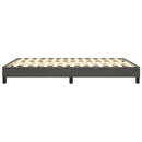 Boxspring sengeramme Mørkegrå 140x190 cm Fløjl