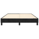 Boxspring sengeramme Sort 140x190 cm Fløjl