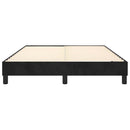 Boxspring sengeramme Sort 140x190 cm Fløjl