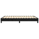 Boxspring sengeramme Sort 140x190 cm Fløjl