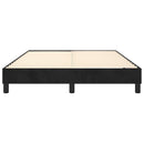 Boxspring sengeramme Sort 140x200 cm Fløjl