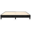 Boxspring sengeramme Sort 180x200 cm Fløjl